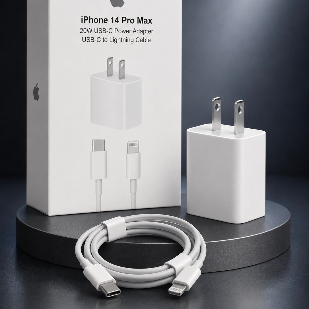 Cargador 20W + Cable USB-C a Lightning